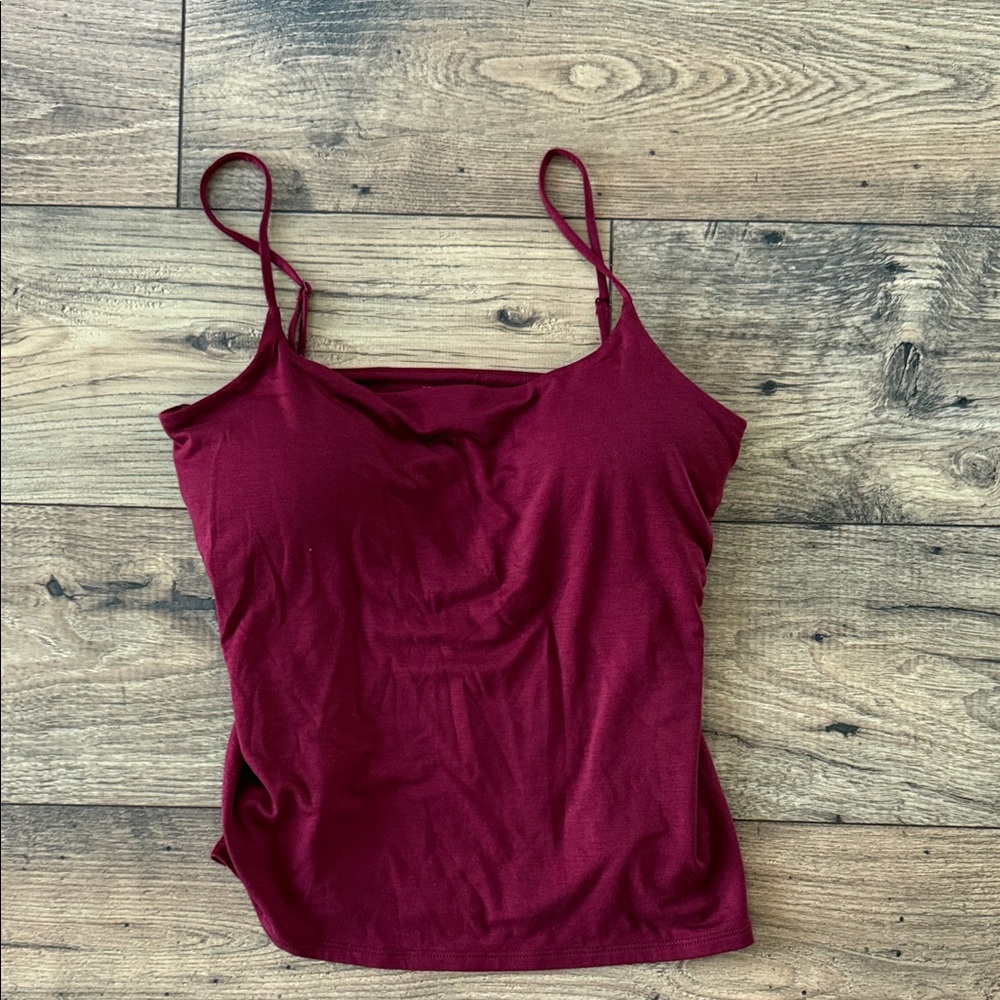 Express Deep Red Camisole Top